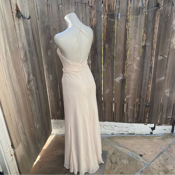 Monique Lhuillier Sleeveless Chiffon Valerie Maxi Dress size 0 - Picture 7 of 14